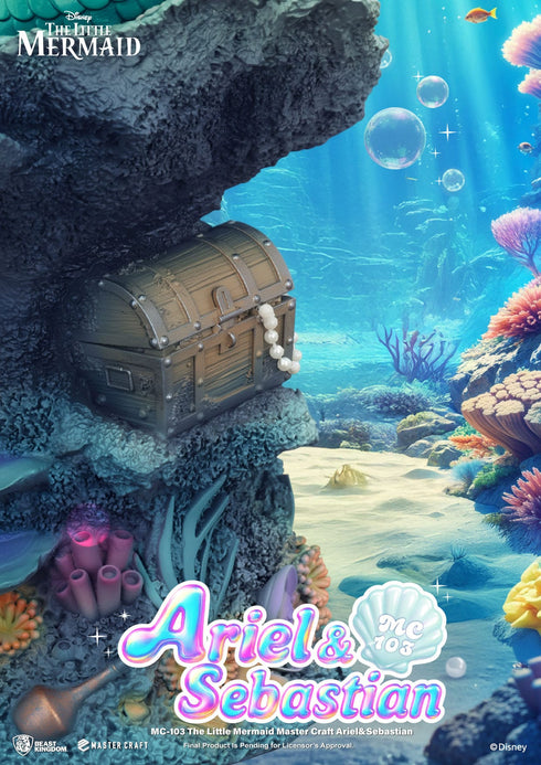 Beast Kingdom Ariel & Sebastian - Disney's The Little Mermaid - MC-103 - Master Craft Collectible Statue