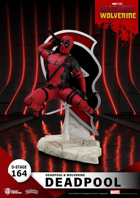 Beast Kingdom Deadpool - Deadpool & Wolverine - DS-164 - D-Stage Collectible Statue