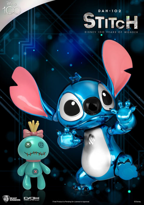 Beast Kingdom Stitch - Lilo & Stitch - Disney 100 Years of Wonder - Dynamic 8ction Heroes - 1/9 Scale Collectible Figure