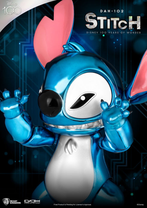 Beast Kingdom Stitch - Lilo & Stitch - Disney 100 Years of Wonder - Dynamic 8ction Heroes - 1/9 Scale Collectible Figure