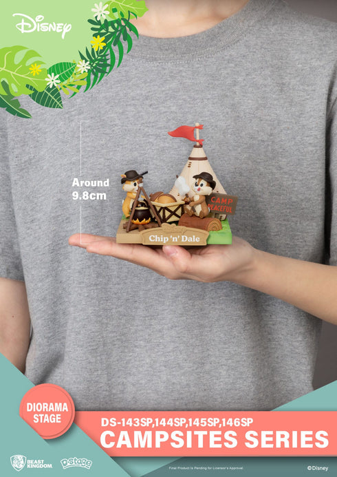 Beast Kingdom Disney Campsite Series Goofy & Donald Duck Special Edition D-Stage PVC Diorama Statue