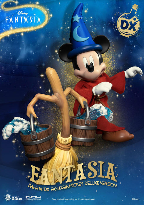 Beast Kingdom Disney Classic Dynamic 8ction Heroes Mickey Fantasia Deluxe Version 1/9 Action Figure