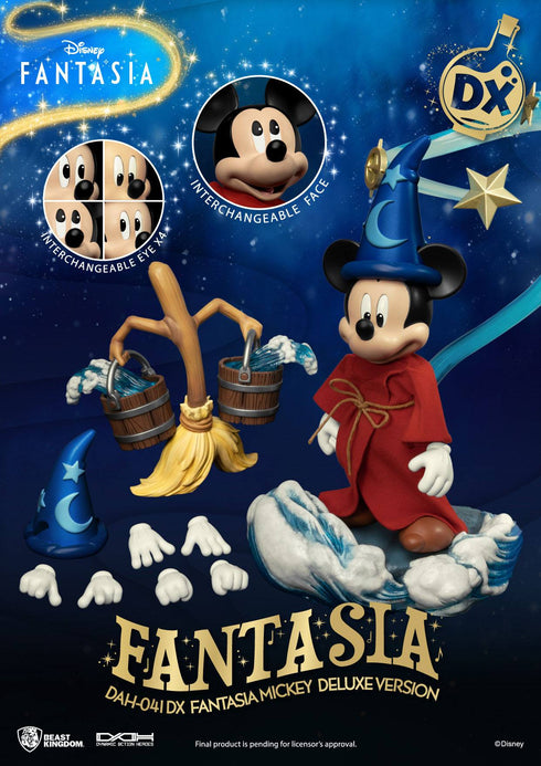 Beast Kingdom Disney Classic Dynamic 8ction Heroes Mickey Fantasia Deluxe Version 1/9 Action Figure