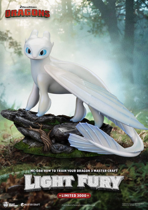 Beast Kingdom Light Fury - How To Train Your Dragon 3 - MC-088 - Master Craft Collectible Statue