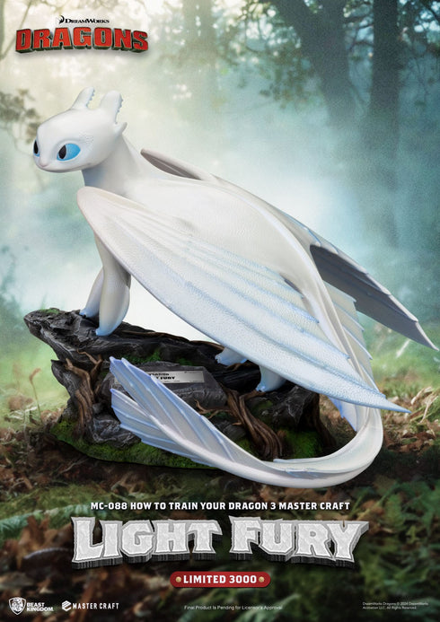 Beast Kingdom Light Fury - How To Train Your Dragon 3 - MC-088 - Master Craft Collectible Statue