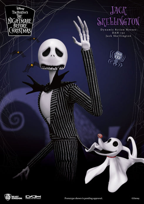 Beast Kingdom Jack Skellington - Nightmare Before Christmas - Dynamic 8ction Heroes 1/9 Scale Collectible Figure