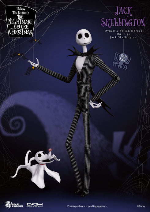 Beast Kingdom Jack Skellington - Nightmare Before Christmas - Dynamic 8ction Heroes 1/9 Scale Collectible Figure