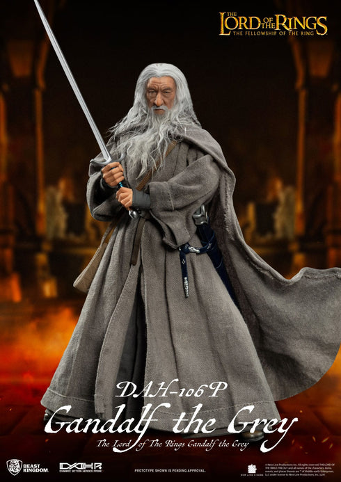 Beast Kingdom Lord of the Rings Dynamic 8ction Heroes Gandalf the Grey 1/9 Action Figure