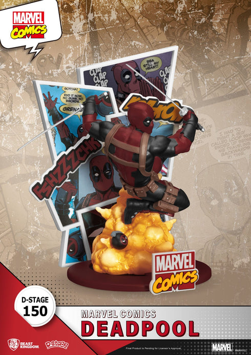 Beast Kingdom Marvel Comics Deadpool D-Stage PVC Diorama Statue