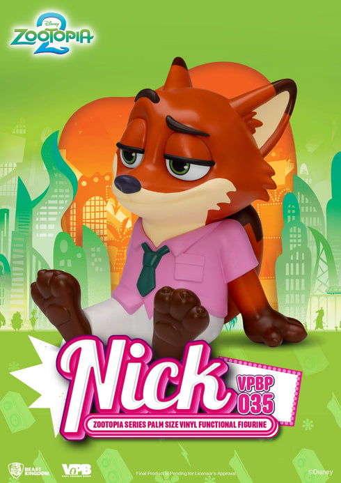 Beast Kingdom Nick Piggy Bank - Zootopia - Palm Sized Vinyl Collectible