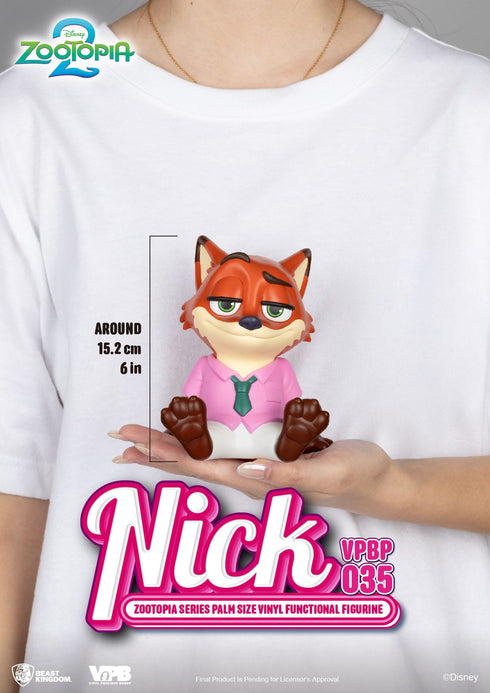 Beast Kingdom Nick Piggy Bank - Zootopia - Palm Sized Vinyl Collectible