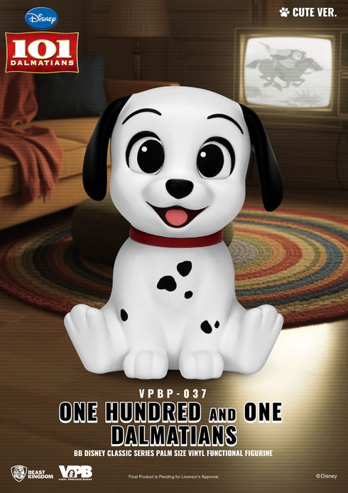 Beast Kingdom One Hundred and One Dalmatians Piggy Bank - Disney Classic - Palm Sized Vinyl Collectible Blind Box Set