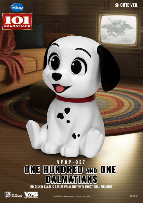 Beast Kingdom One Hundred and One Dalmatians Piggy Bank - Disney Classic - Palm Sized Vinyl Collectible Blind Box Set