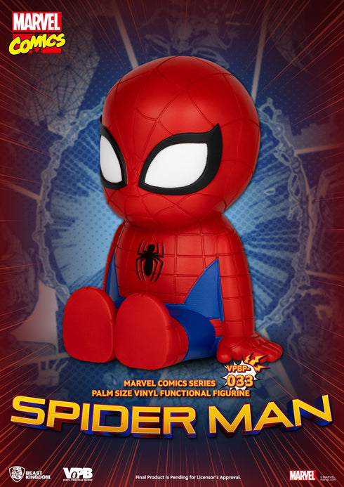 Beast Kingdom Spider-Man Piggy Bank - Marvel Comics - Palm Sized Vinyl Collectible