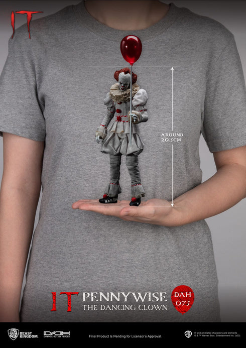 Beast Kingdom Pennywise - Stephen Kings It - Dynamic 8ction Heroes - 1/9 Scale Collectible Figure
