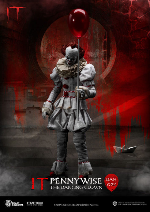 Beast Kingdom Pennywise - Stephen Kings It - Dynamic 8ction Heroes - 1/9 Scale Collectible Figure