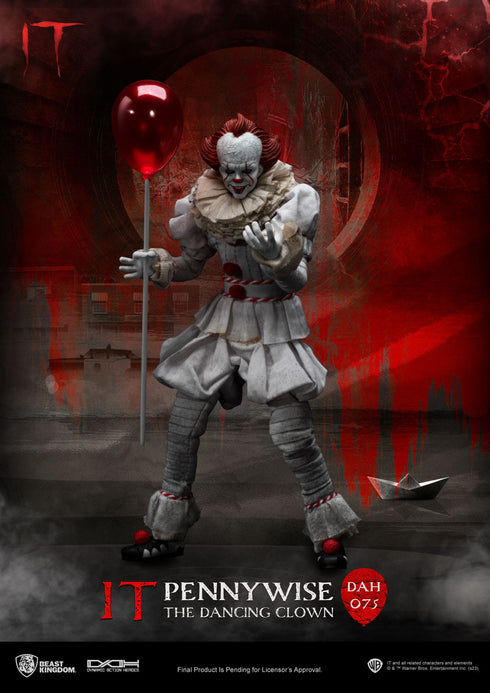 Beast Kingdom Pennywise - Stephen Kings It - Dynamic 8ction Heroes - 1/9 Scale Collectible Figure