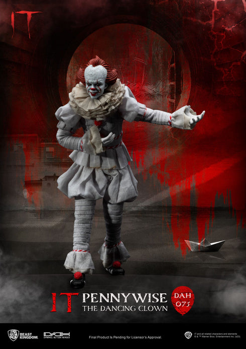 Beast Kingdom Pennywise - Stephen Kings It - Dynamic 8ction Heroes - 1/9 Scale Collectible Figure