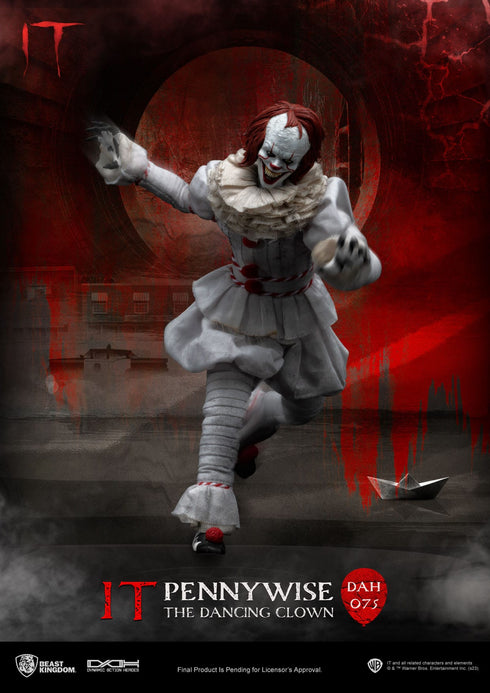 Beast Kingdom Pennywise - Stephen Kings It - Dynamic 8ction Heroes - 1/9 Scale Collectible Figure