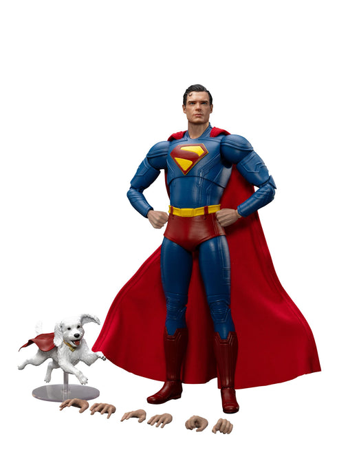 Beast Kingdom Superman (2025) Dynamic 8ction Heroes Superman & Krypto Action Figure