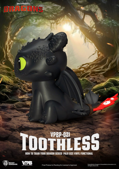 Beast Kingdom Toothless Piggy Bank - How To Train Your Dragon - Palm Sized Vinyl Collectible