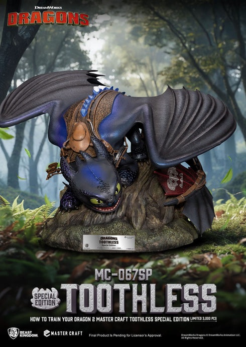 Beast Kingdom Toothless - How To Train Your Dragon 2 - MC-067SP - Master Craft Collectible Statue