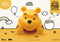 Beast Kingdom Winnie The Pooh Laid-back Winnie Small Vinyl Piggy Bank