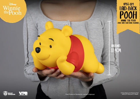 Beast Kingdom Winnie The Pooh Laid-back Winnie Small Vinyl Piggy Bank