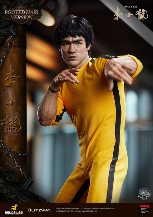 Blitzway Bruce Lee 50th Anniversary Tribute (Rooted Hair Version) 1/4 Statue