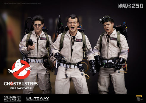Blitzway Ghostbusters Venkman, Stantz, Spengler Ver. 2 Premium UMS 1/6 Action Figure 3-Pack