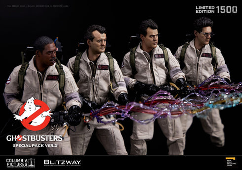 Blitzway Ghostbusters Venkman, Stantz, Spengler & Zeddemore Ver. 2 Premium UMS 1/6 Action Figure 4-Pack