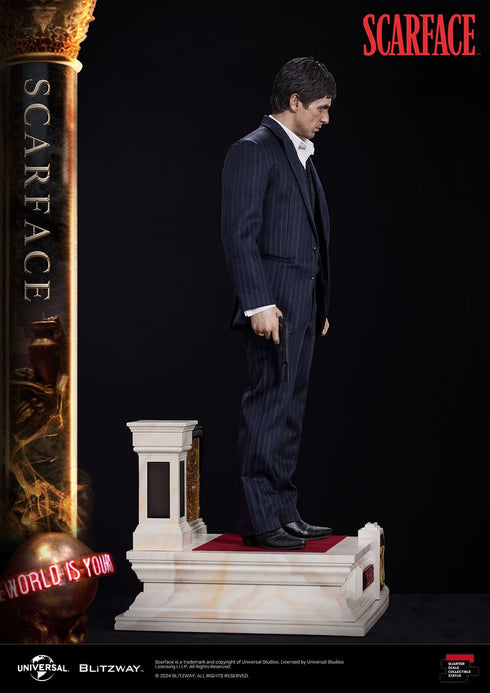 Blitzway Tony Montana - Scarface - 1/4 Scale Collectible Statue