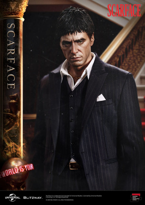 Blitzway Tony Montana - Scarface - 1/4 Scale Collectible Statue