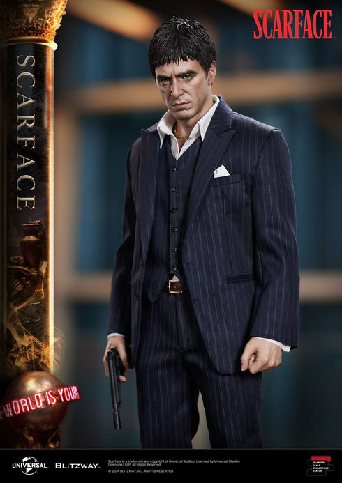 Blitzway Tony Montana - Scarface - 1/4 Scale Collectible Statue