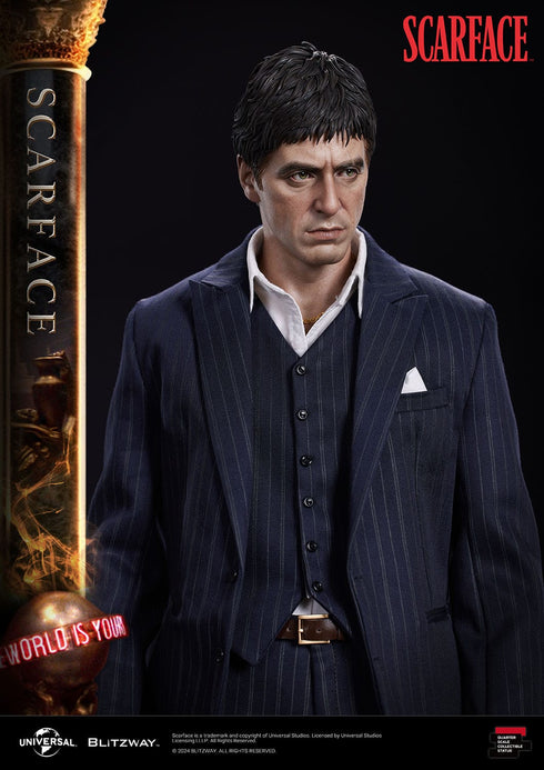 Blitzway Tony Montana - Scarface - 1/4 Scale Collectible Statue