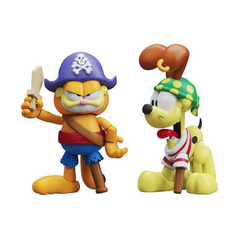 Boss Fight Studio Pirate Garfield and Pirate Odie - Garfield - Collectible Figures 2-Pack