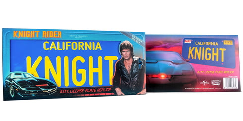 Doctor Collector KITT License Plate - Knight Rider - Collectible Replica