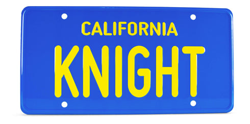 Doctor Collector KITT License Plate - Knight Rider - Collectible Replica