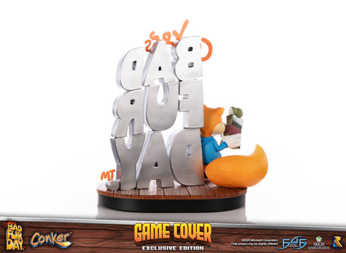First 4 Figures Game Cover (Exclusive Edition) - Conker's Bad Fur Day - Collectible Statue