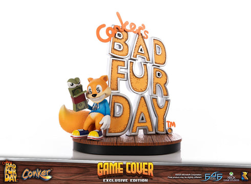First 4 Figures Game Cover (Exclusive Edition) - Conker's Bad Fur Day - Collectible Statue