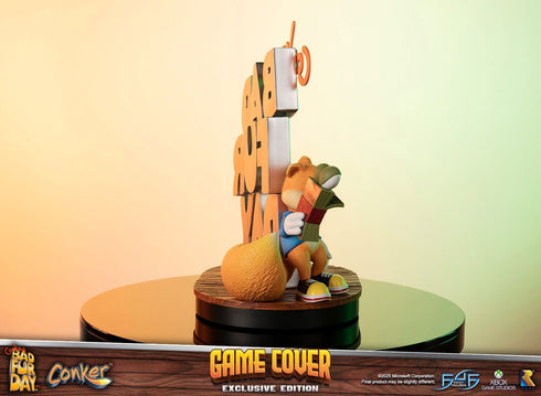 First 4 Figures Game Cover (Exclusive Edition) - Conker's Bad Fur Day - Collectible Statue