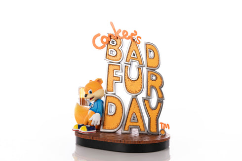 First 4 Figures Game Cover (Standard Edition) - Conker's Bad Fur Day - Collectible Statue
