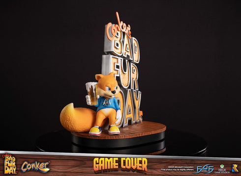First 4 Figures Game Cover (Standard Edition) - Conker's Bad Fur Day - Collectible Statue