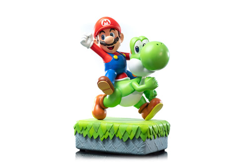 First 4 Figures Mario & Yoshi - Super Mario - Collectible Statue