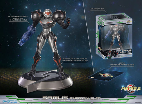 First 4 Figures Samus Phazon Suit (Standard Edition) - Metroid Prime - Collectible PVC Statue