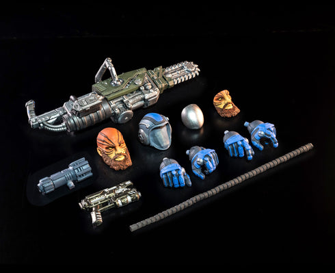 Four Horsemen Studios Cosmic Legions: OxKrewe Book One Thraxxon Vellok Speer (Deluxe) Action Figure