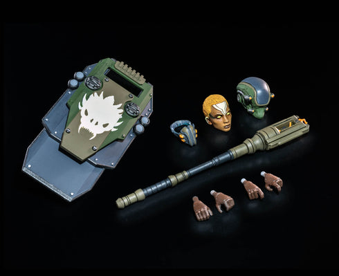 Four Horsemen Studios Cosmic Legions: OxKrewe Book Two Harrow Zone Jobara Kee Action Figure