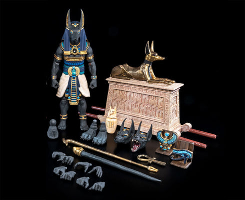 Four Horsemen Studios Figura Obscura Anubis Black & Blue Action Figure