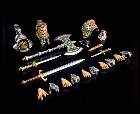 Four Horsemen Studios Mythic Legions: Rising Sons Attlus the Conqueror Ver. 2 Action Figure