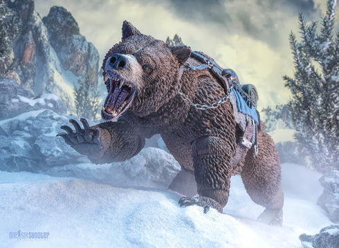 Four Horsemen Studios Mythic Legions Rising Sons Bodvar (Bear Mount) Action Figure